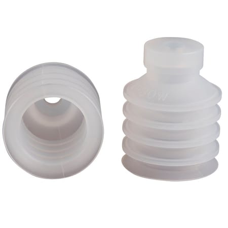 Fipa Bellows vacuum cup diam. 30 mm, Silicone transparent 25.030.046.2
